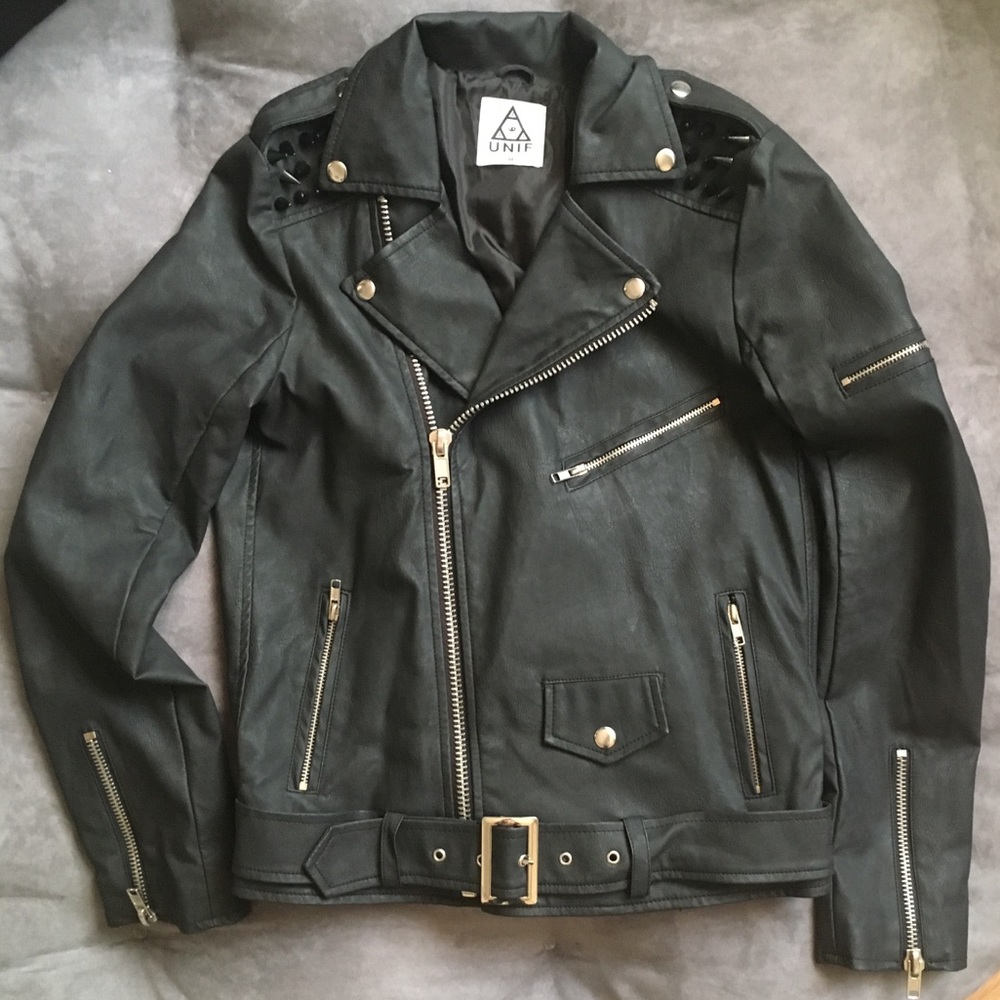 🖤SOLD🖤 UNIF Spiked Moto Jacket - Medium